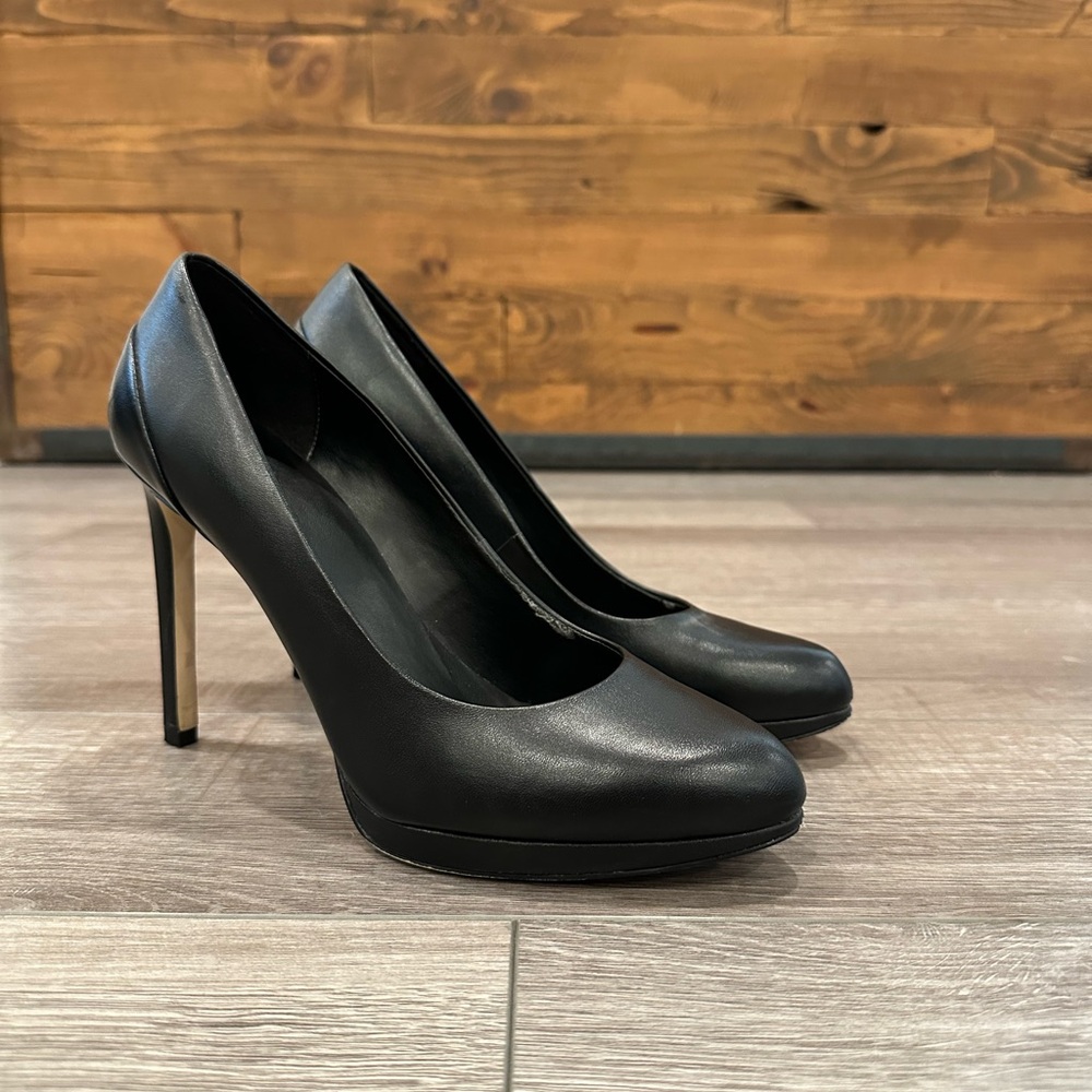 Michael Kors Black Leather Heels